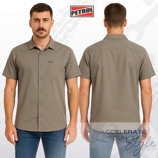 Petrol Men's Basic Woven Slim Fitting 169093 (Sand)