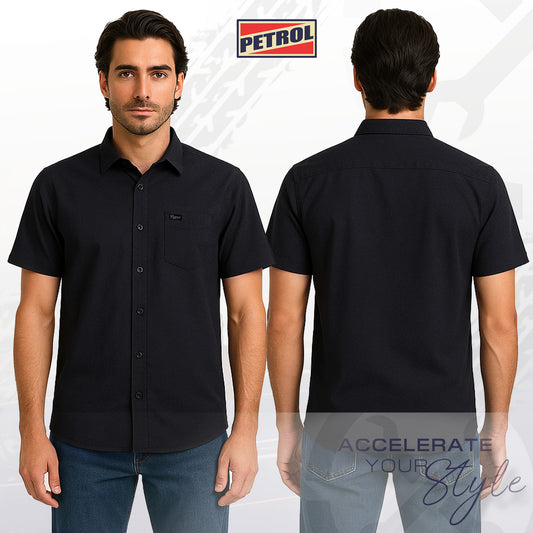 Petrol Men's Basic Woven Slim Fitting 169080 (Black)