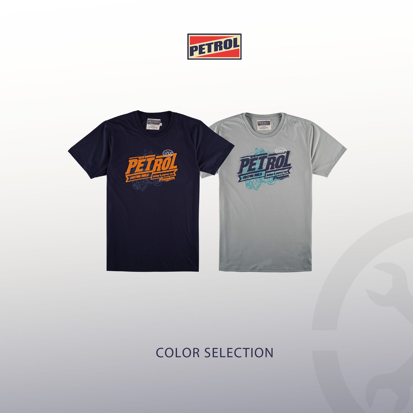 Petrol Men's Basic Tees Slim Fitting 192473-U (Navy)