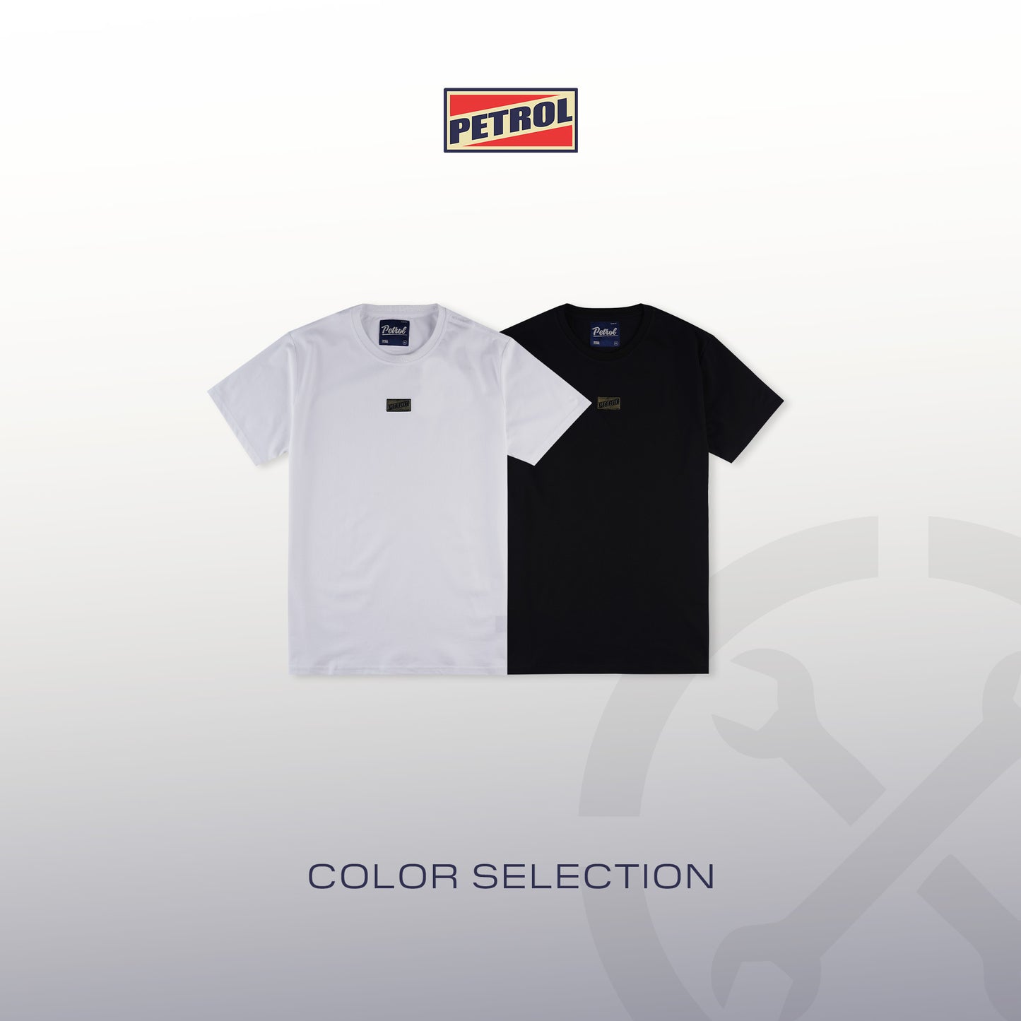 Petrol Men's Basic Tees Slim Fitting 184531 (White)