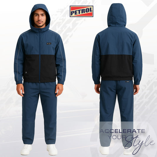 Petrol Men's Basic Non-Denim Jogger Pants Mid-Rise Fitting 191444 (Blue)