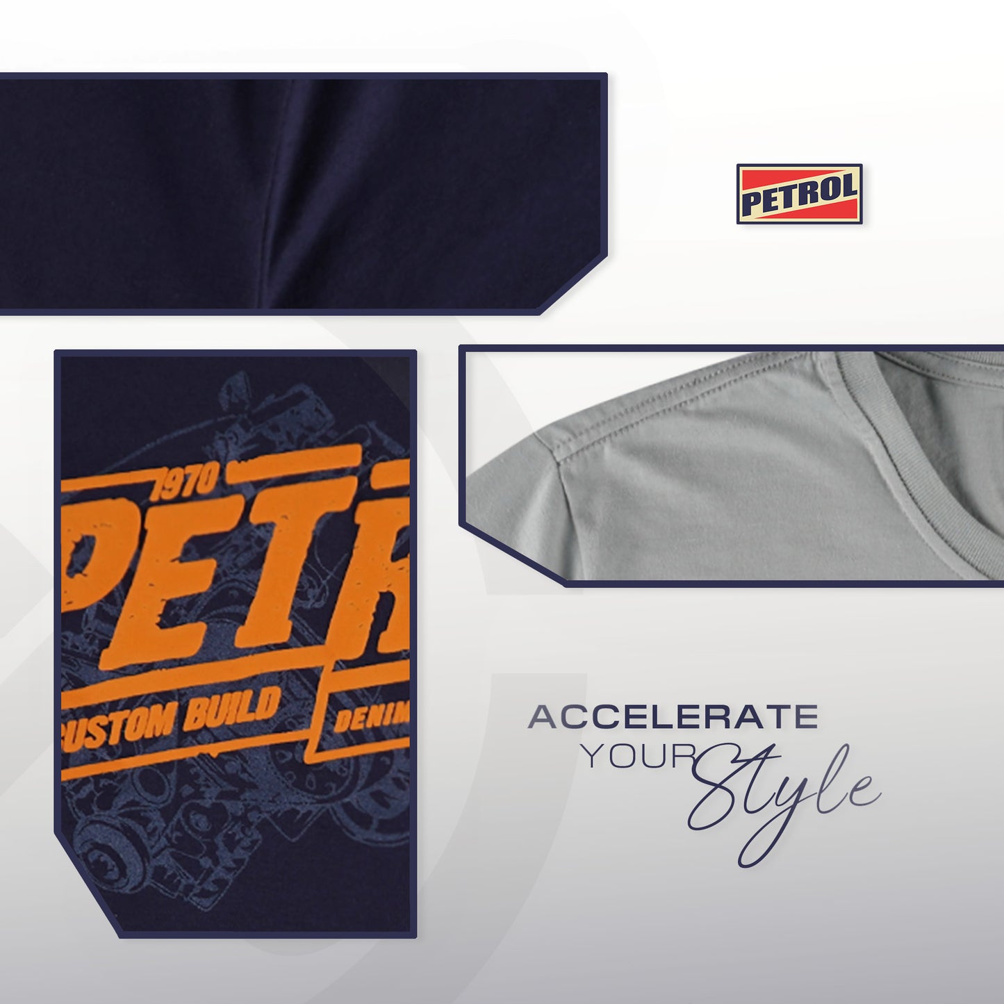 Petrol Men's Basic Tees Slim Fitting 192473-U (Sage)