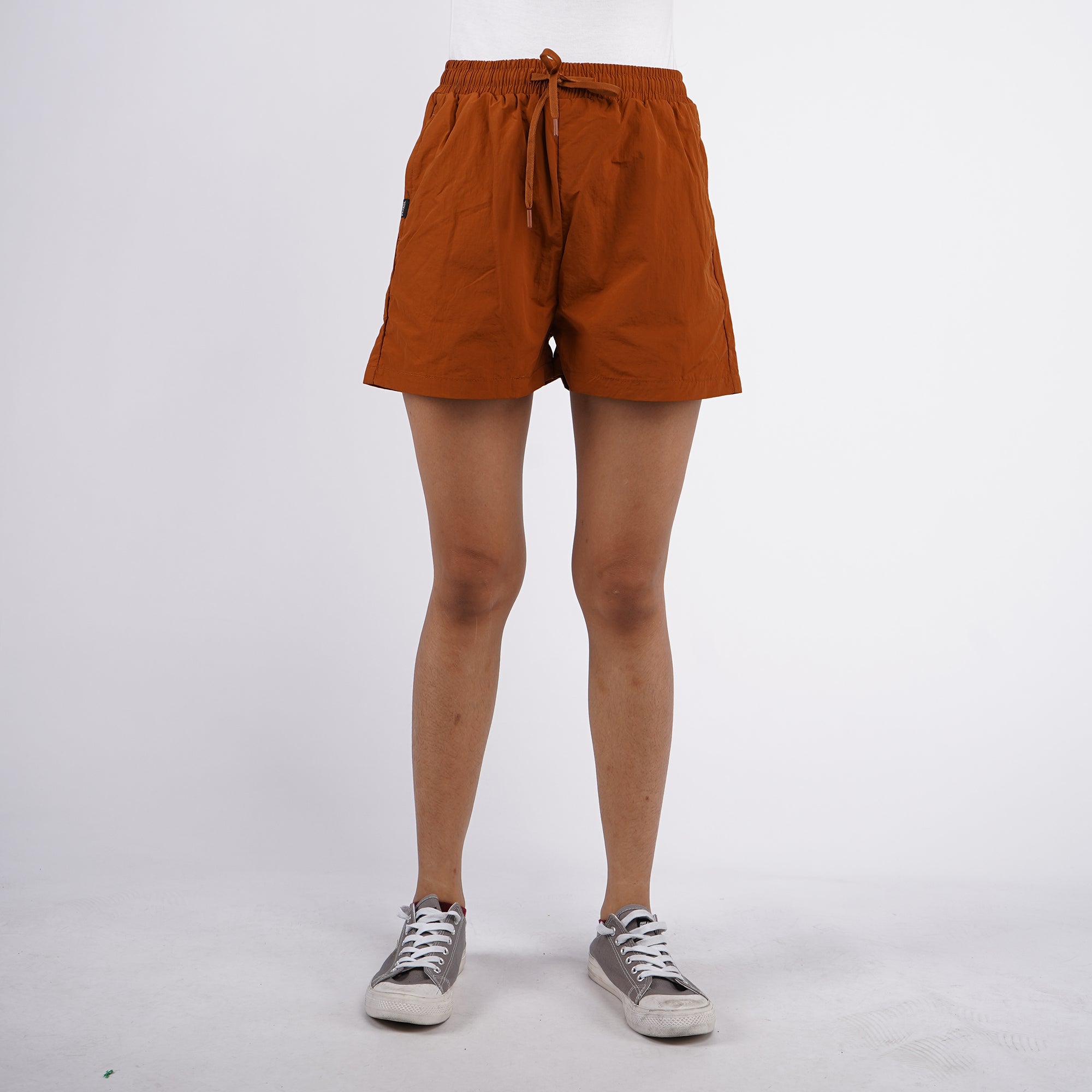 Ladies discount jogger shorts