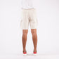 Petrol Basic Non-Denim Jogger Shorts for Men Regular Fitting Rinse Wash Fabric Casual short Beige Jogger short for Men 112451 (Beige)