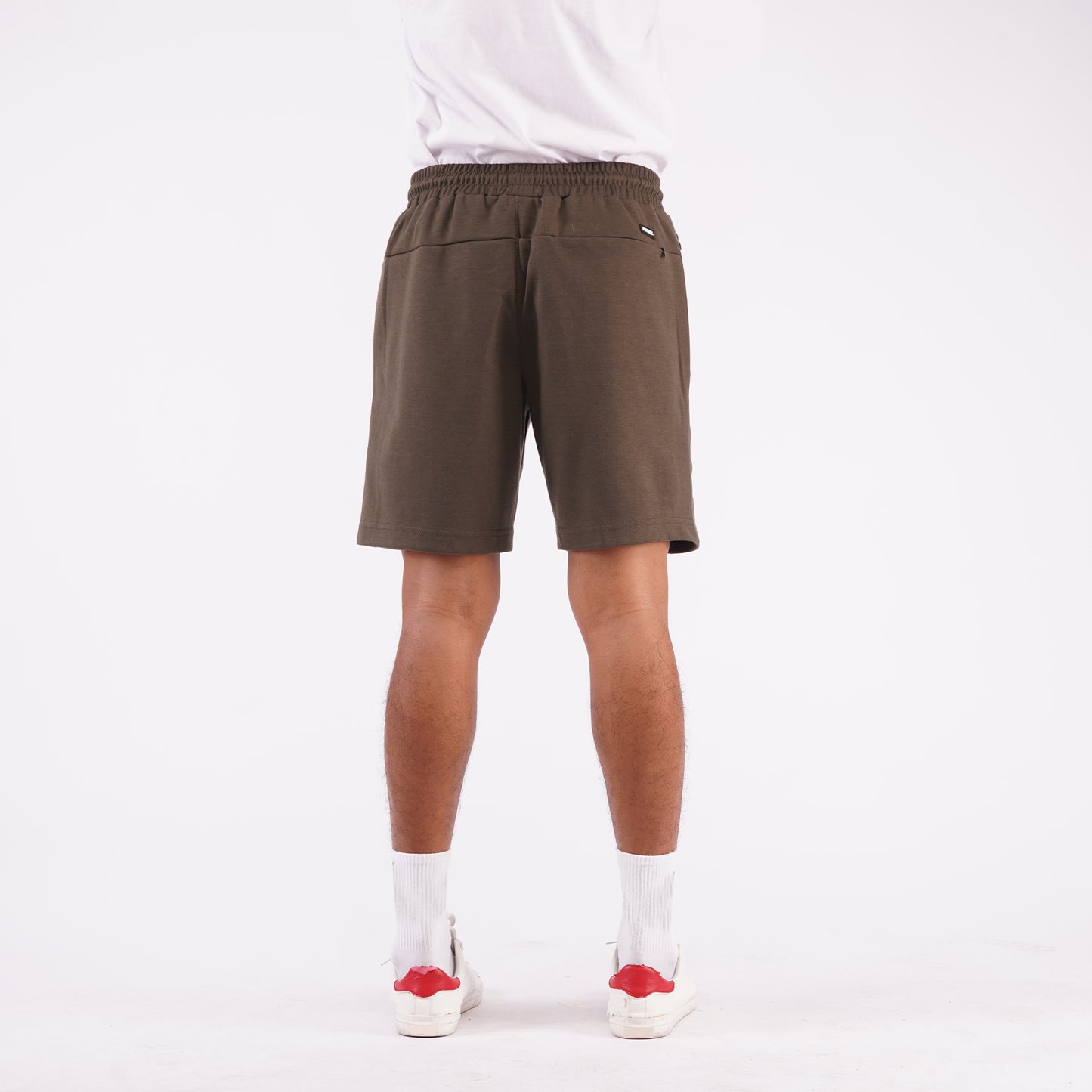 Petrol Basic Non-Denim Jogger Shorts for Men Regular Fitting Rinse Wash Fabric Casual short Dark Fatigue Jogger short for Men 117349 (Dark Fatigue)