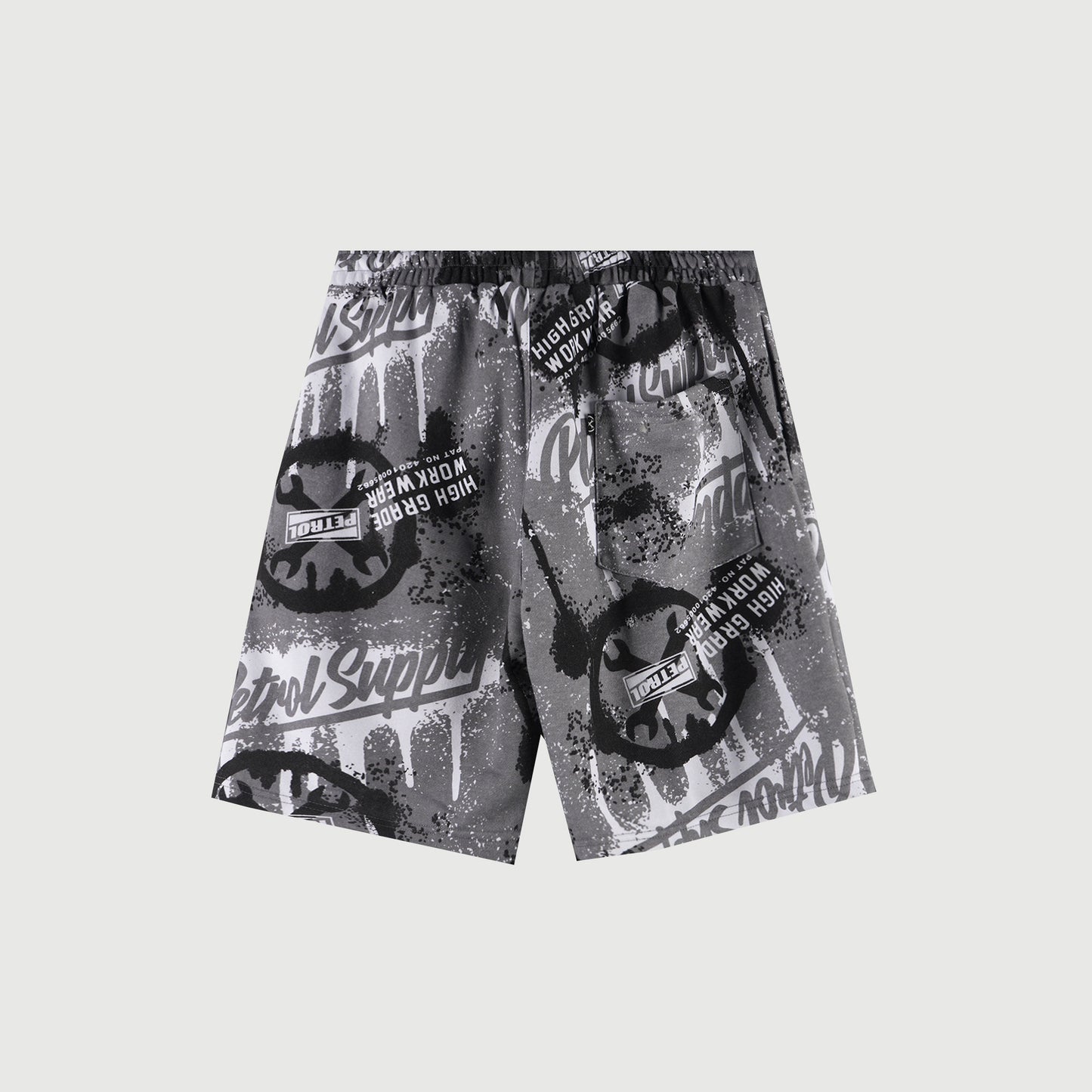 Petrol Basic Non-Denim Jogger Shorts for Men Regular Fitting Garment Wash Fabric Casual short Charcoal Jogger short for Men 117957 (Charcoal)