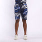 Petrol Basic Non-Denim Jogger Shorts for Men Regular Fitting Garment Wash Fabric Casual short Navy Blue Jogger short for Men 117957 (Navy Blue)