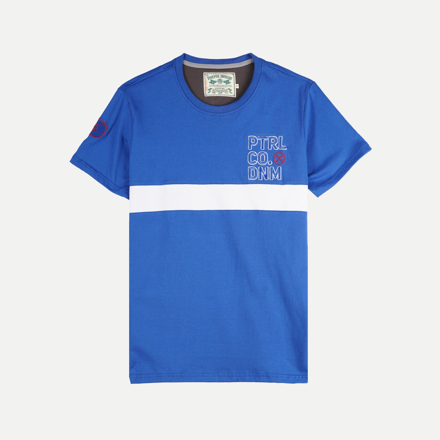 Petrol Basic Tees for Men Slim Fitting Shirt Trendy fashion Casual Top True Blue T-shirt for Men 39684 (True Blue)