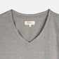 Petrol Basic Tees for Ladies Regular Fitting Shirt CVC Jersey Fabric Trendy fashion Casual Top Light Gray T-shirt for Ladies 107412-U (Light Gray)