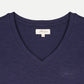 Petrol Basic Tees for Ladies Regular Fitting Shirt CVC Jersey Fabric Trendy fashion Casual Top Peacoat T-shirt for Ladies 107412-U (Peacoat)