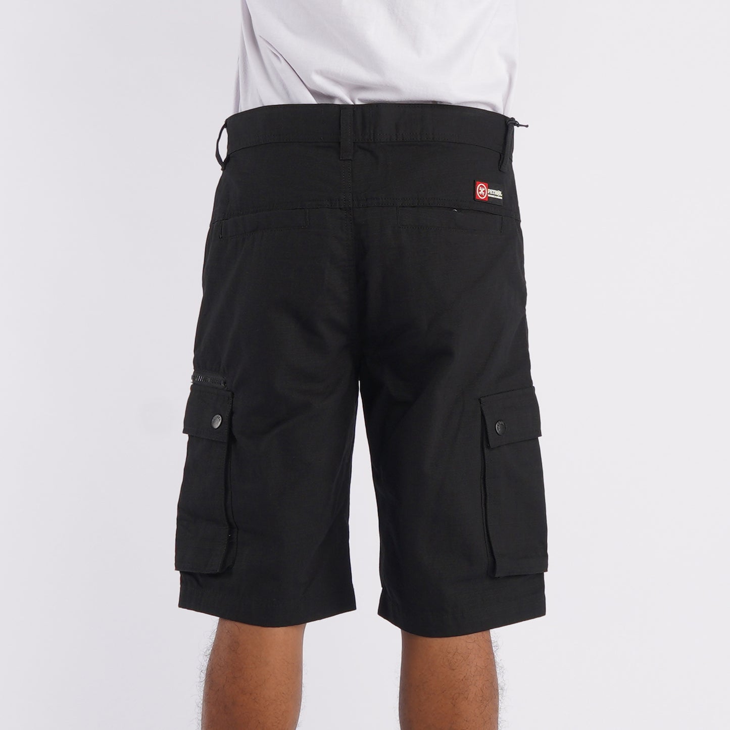 Petrol Men's Basic Non-Denim Cargo short for Men Trendy Fashion High Quality Apparel Comfortable Casual short for Men Mid Rise 127714 (Black)