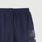 Petrol Basic Non-Denim Jogger Shorts for Men Trendy Fashion Regular Fitting Garment Wash Fabric Casual short Navy Jogger short for Men 113836 (Navy)