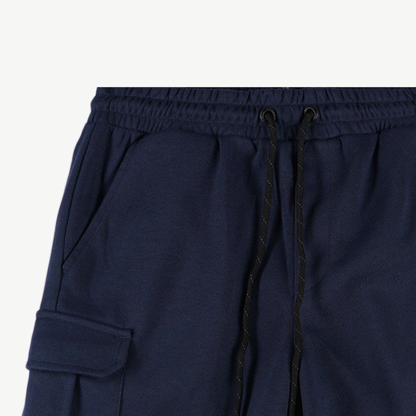 Petrol Basic Non-Denim Jogger Shorts for Men Trendy Fashion With Pocket Regular Fitting Garment Wash Fabric Casual short Navy Jogger short for Men 120001 (Navy)