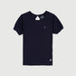 Petrol Basic Tees for Ladies Regular Fitting Shirt Trendy fashion Casual Top Dark Wash T-shirt for Ladies 113763 (Dark Wash)