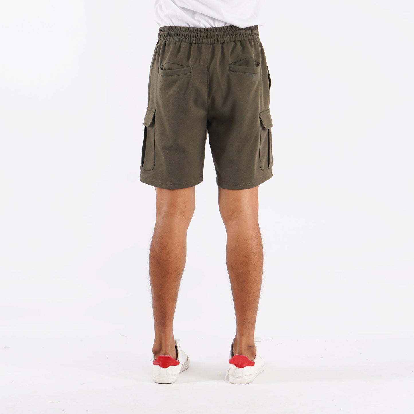 Petrol Basic Non-Denim Jogger Shorts for Men Trendy Fashion With Pocket Regular Fitting Garment Wash Fabric Casual short Dark Fatigue Jogger short for Men 120001 (Dark Fatigue)