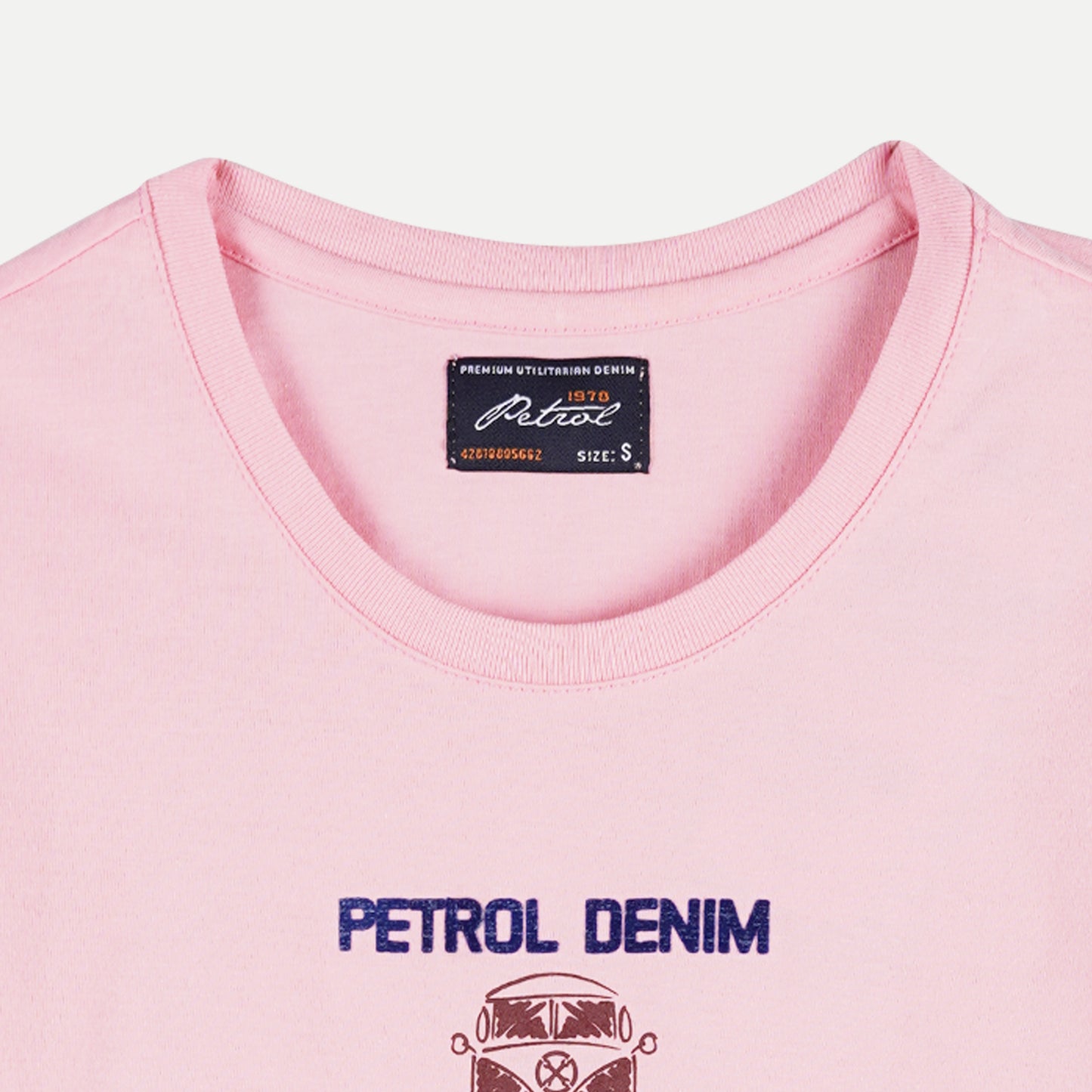 Petrol Basic Tees for Ladies Boxy Fitting Shirt CVC Jersey Fabric Trendy fashion Casual Top Almond Blossom T-shirt for Ladies 129429-U (Almond Blossom)