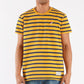 Petrol Basic Tees for Men Slim Fitting Shirt Missed Lycra Fabric Trendy fashion Striped T-Shirt for Men Casual Top Canary T-shirt for Men 39754 (Canary)