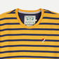 Petrol Basic Tees for Men Slim Fitting Shirt Missed Lycra Fabric Trendy fashion Striped T-Shirt for Men Casual Top Canary T-shirt for Men 39754 (Canary)