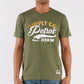 Petrol Basic Tees for Men Slim Fitting Shirt CVC Jersey Fabric Trendy fashion Casual Top Fatigue T-shirt for Men 102185-U (Fatigue)