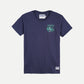 Petrol Basic Tees for Men Slim Fitting Shirt CVC Jersey Fabric Trendy fashion Casual Top Navy Blue T-shirt for Men 126932-U (Navy Blue)