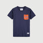 Petrol Basic Tees for Men Slim Fitting Shirt CVC Jersey Fabric Trendy fashion Casual Top T-shirt for Men 126734-U (Navy)