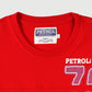 Petrol Basic Tees for Men Slim Fitting Shirt CVC Jersey Fabric Trendy fashion Casual Top T-shirt for Men 112724-U (Red)