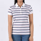 Petrol Basic Collared Shirt for Ladies Regular Fitting Trendy fashion Casual Top Polo shirt for Ladies 118714 (White)