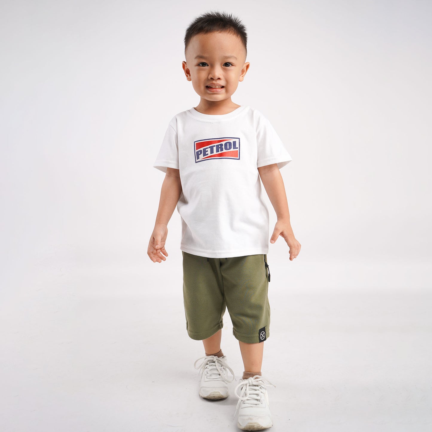 Petrol Kids Wear Basic Non-Denim Jogger shorts For Kids Trendy Fashion High Quality Apparel Comfortable Casual short For Kids 122171 (Green)