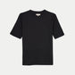 Petrol Basic Tees for Ladies Relaxed Fitting Shirt Special Fabric Trendy fashion Casual Top Black T-shirt for Ladies 114337 (Black)