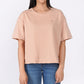 Petrol Basic Tees for Ladies Relaxed Fitting Shirt CVC Jersey Fabric Trendy fashion Casual Top Tan T-shirt for Ladies 136866-U (Tan)
