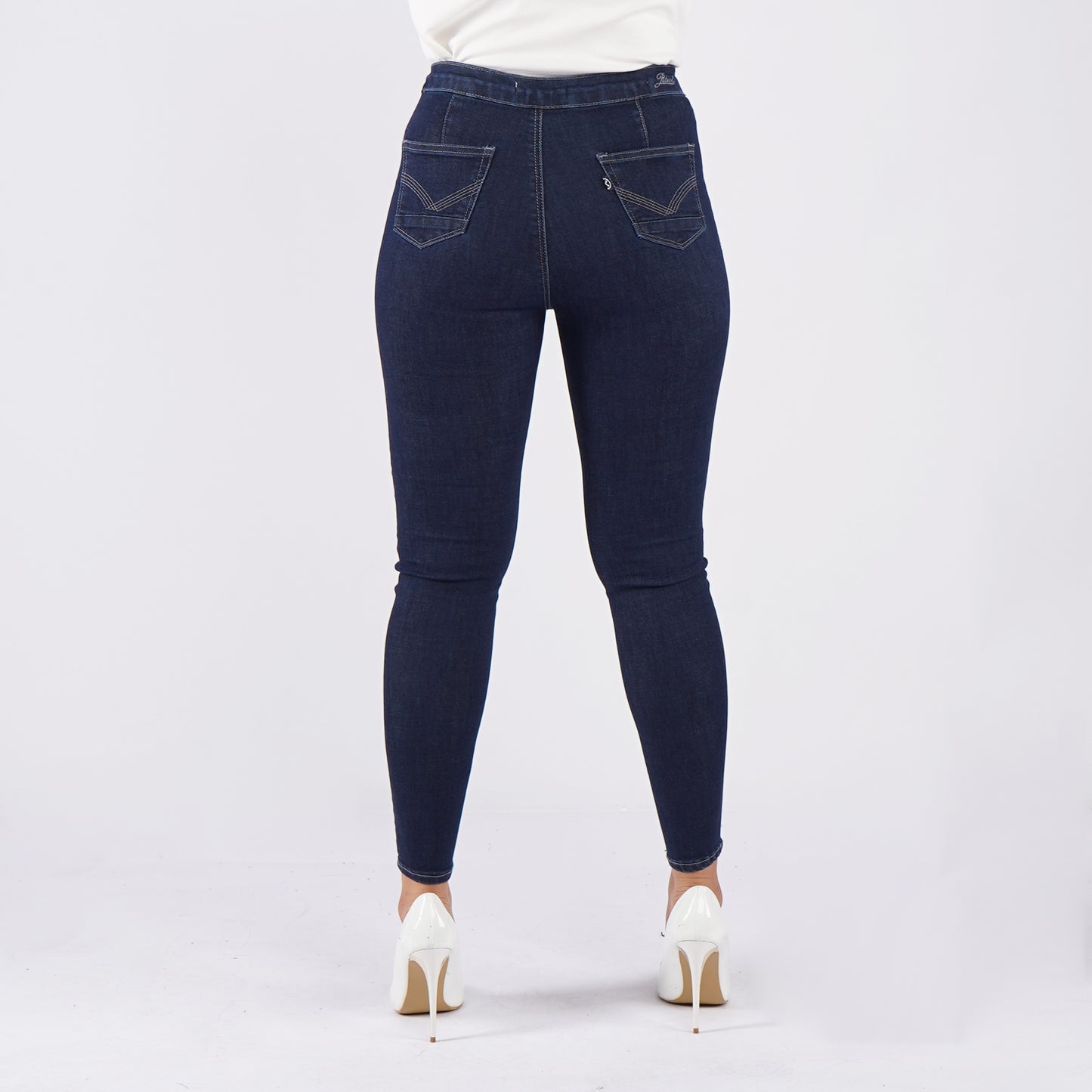 Petrol Basic Denim Pants for Ladies Power Shaper Fitting Extreme Wash Hi Rise Trendy fashion Casual Bottoms Dark Shade Jeans for Ladies 137737 (Dark Shade)