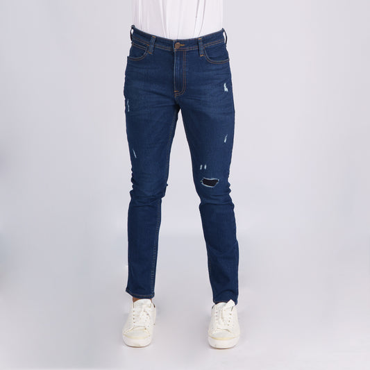 Petrol Basic Denim Pants for Men Skin Tight Fitting Mid Rise Trendy fashion Casual Bottoms Medium Shade Jeans for Men 149426 (Medium Shade)