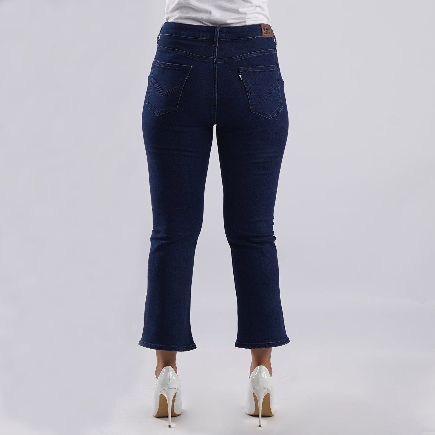 Petrol Ladies Basic Denim Boyfriend Jeans for Women Trendy Fashion High Quality Apparel Comfortable Casual Pants for Women Mid waist 150139 (Dark Shade)
