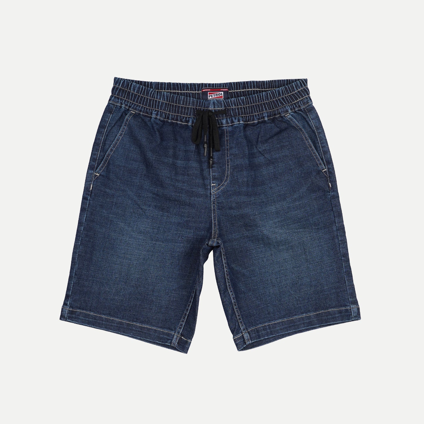 Petrol Basic Non-Denim Jogger Shorts for Men Regular Fitting Garment Wash Fabric Casual short Medium Shade Jogger short for Men 150775 (Medium Shade)