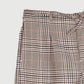 Petrol Ladies Basic Short High waist pleated mini Skirt slim Trendy fashion Casual Short summer tennis school plaid mini skirt for women 138741-U (Brown)