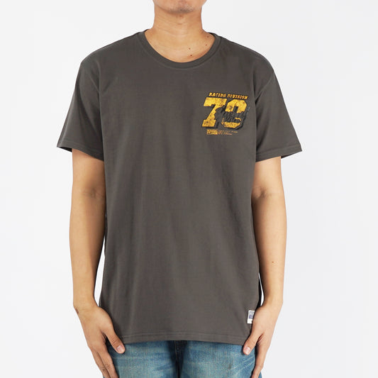 Petrol Basic Tees for Men Slim Fitting Shirt CVC Jersey Fabric Trendy fashion Casual Top Charcoal T-shirt for Men 141584-U (Charcoal)